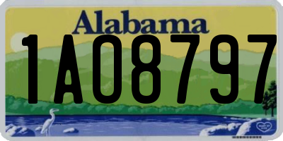 AL license plate 1AO8797
