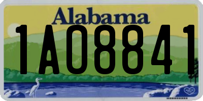 AL license plate 1AO8841