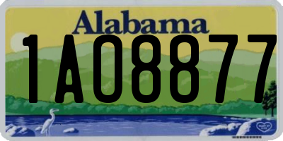 AL license plate 1AO8877