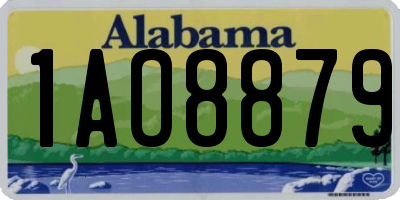 AL license plate 1AO8879