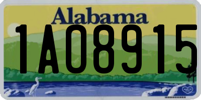 AL license plate 1AO8915