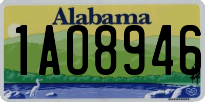 AL license plate 1AO8946
