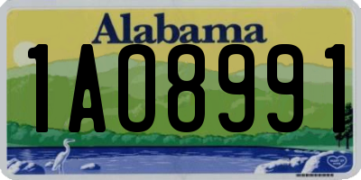 AL license plate 1AO8991