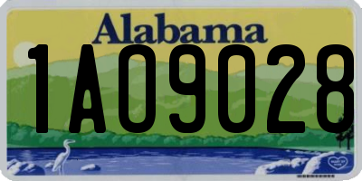 AL license plate 1AO9028