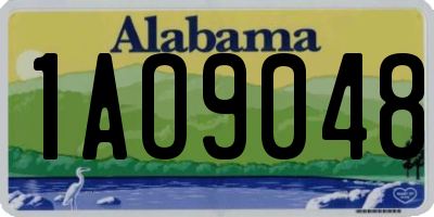 AL license plate 1AO9048