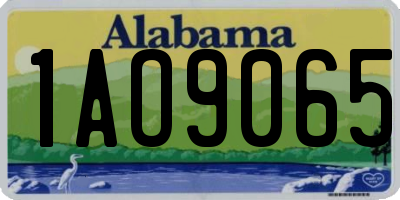 AL license plate 1AO9065