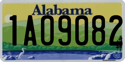 AL license plate 1AO9082