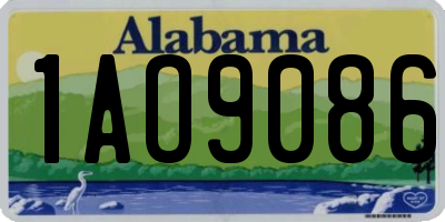 AL license plate 1AO9086