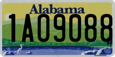 AL license plate 1AO9088