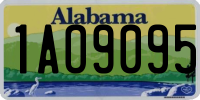 AL license plate 1AO9095