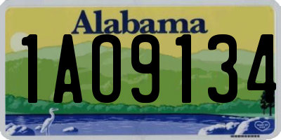 AL license plate 1AO9134
