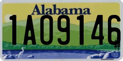 AL license plate 1AO9146