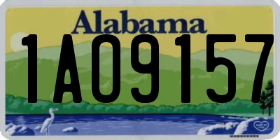 AL license plate 1AO9157