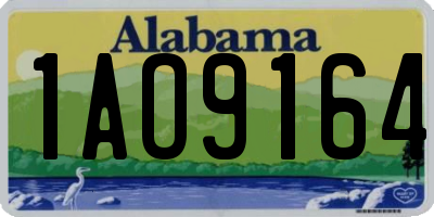 AL license plate 1AO9164