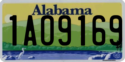 AL license plate 1AO9169