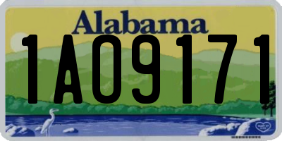 AL license plate 1AO9171