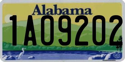 AL license plate 1AO9202