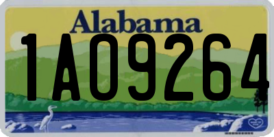AL license plate 1AO9264