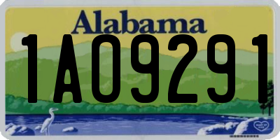 AL license plate 1AO9291