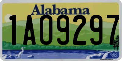 AL license plate 1AO9297