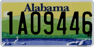 AL license plate 1AO9446