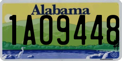 AL license plate 1AO9448