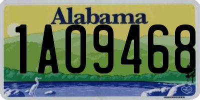 AL license plate 1AO9468