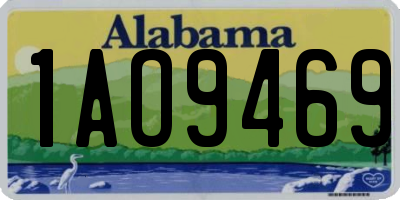 AL license plate 1AO9469