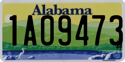 AL license plate 1AO9473