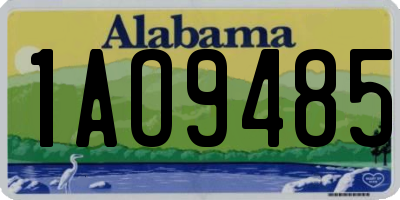 AL license plate 1AO9485