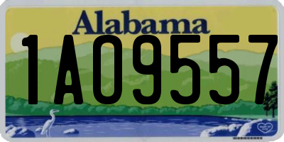 AL license plate 1AO9557