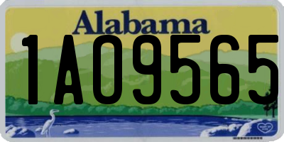 AL license plate 1AO9565