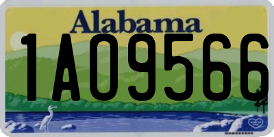 AL license plate 1AO9566