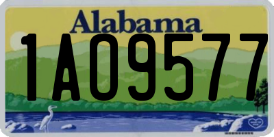 AL license plate 1AO9577