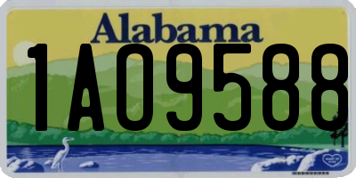 AL license plate 1AO9588