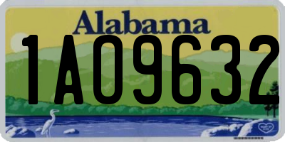 AL license plate 1AO9632