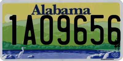 AL license plate 1AO9656