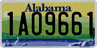 AL license plate 1AO9661