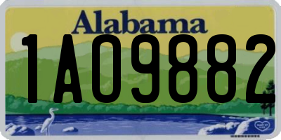 AL license plate 1AO9882
