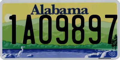 AL license plate 1AO9897