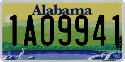 AL license plate 1AO9941