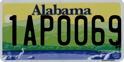 AL license plate 1AP0069