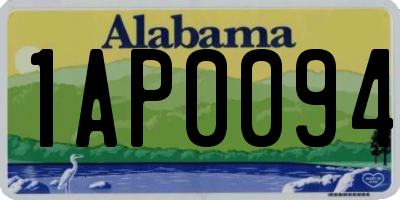 AL license plate 1AP0094