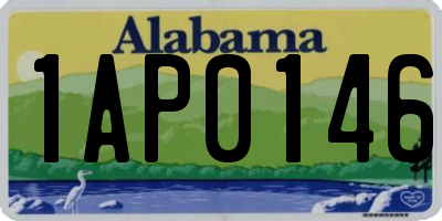 AL license plate 1AP0146