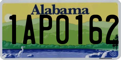 AL license plate 1AP0162