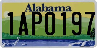 AL license plate 1AP0197