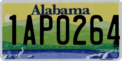 AL license plate 1AP0264