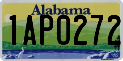 AL license plate 1AP0272