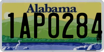 AL license plate 1AP0284