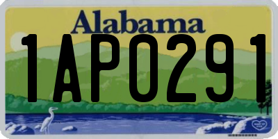 AL license plate 1AP0291